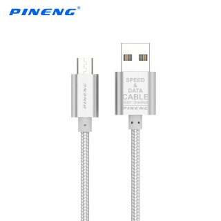 Cáp sạc dùng cho điện thoại Micro USB Pineng PN -306 - 1.5m (Trắng)