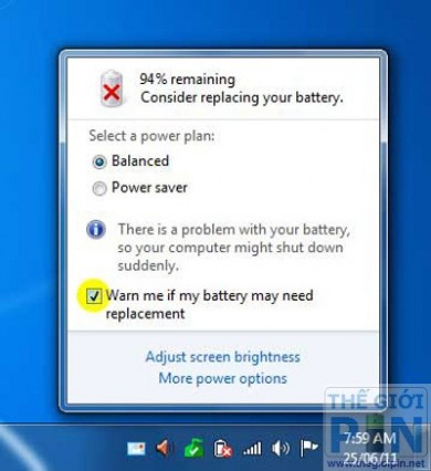 Khi nào ta cần thay pin laptop mới?