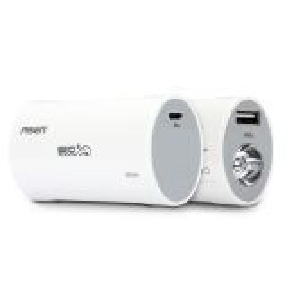 Pisen Mobile Power Bank Rechargeable LED Flashlight - Pin sạc dự phòng / 5000mAh (Trắng)